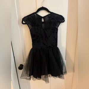 Large Child Black Lyrical Dance Costume